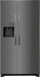 Frigidaire - 25.6 Cu. Ft. Side-by-Side Refrigerator - Black stainless steel