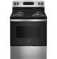 GE - 5.0 Cu. Ft. Freestanding Electric Range - Stainless steel JB256RTSS