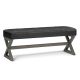 Simpli Home - Salinger Large Ottoman Bench - Distressed Black
