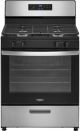 Whirlpool - 5.1 Cu. Ft. Freestanding Gas Range with Broiler Drawer - Stainless steel