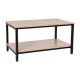 Flash Furniture - Finley Modern Industrial 2 Tier Coffee Table - Driftwood