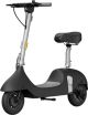 OKAI - EA10 Pro Electric Scooter with Foldable Seat w/ 35 Miles Max Operating Range & 16 mph Max Speed - Black