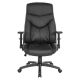 Office Star Products - Exec Bonded Lthr Office Chair - Black
