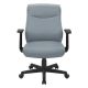 Office Star Products - Mid Back Managers Office Chair - Charcoal Grey