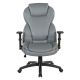 Office Star Products - Exec Bonded Lthr Office Chair - Charcoal EC91150-EC42