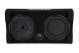 KICKER - CompRT Down-Firing 10â€2-Ohm Loaded Subwoofer Enclosure - Black
