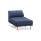 Burrow - Contemporary Range Armchair with Attachable Ottoman - Navy Blue FLRST-SF-RG-S1-A0-C1-NB-LW