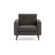 Burrow - Mid Century Nomad Armchair - Charcoal NSF-CH-1-MD-DW