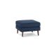 Burrow - Mid Century Nomad Ottoman - Navy Blue NOT-NB-DW