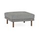 Burrow - Modern Field Ottoman - Carbon FLRST-OT-FD-S0-A0-C1-CB-DW