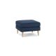 Burrow - Mid Century Nomad Ottoman - Navy Blue NOT-NB-LW