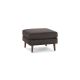 Burrow - Mid Century Nomad Ottoman - Charcoal NOT-CH-DW
