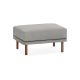 Burrow - Contemporary Range Ottoman - Stone Gray FLRST-OT-RG-S0-A0-C1-SG-DW