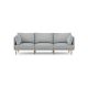 Burrow - Modern Field 3-Seat Sofa - Fog FLRST-SF-FD-S3-A2-C0-FG-LW