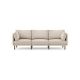Burrow - Modern Field 3-Seat Sofa - Oatmeal FLRST-SF-FD-S3-A2-C0-OA-DW