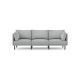 Burrow - Modern Field 3-Seat Sofa - Fog FLRST-SF-FD-S3-A2-C0-FG-DW
