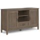 Simpli Home - Lev TV Media Stand - Smoky Brown