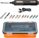 WORX - 4V 3-Speed Compact Screwdriver with 12 Accessory Bits, Dual LED Lights, and 3 Gear Torque - Black