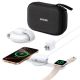 Anker MagGo Wireless Charging Station (3-in-1, Foldable Pad with Travel Case Included) - White