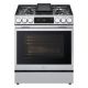 LG - 6.3 Cu. Ft. Slide-In Gas True Convection Smart Range with EasyClean, Air Fry, and Flex Control Knobs - Stainless Steel