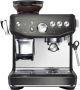 Breville - the Barista Express Impress Espresso Machine - Black Stainless Steel