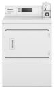 Whirlpool - 7.4 Cu. Ft. Commercial Gas Dryer with Factory Installed Coin Drop & Coin Box - White