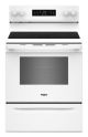 Whirlpool - 5.3 Cu. Ft. Freestanding Electric Range with Air Cooking Technology and Steam - White