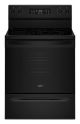 Whirlpool - 5.3 Cu. Ft. Electric Range with Air Cooking Technology - Black