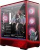 MSI - PANO 130R MLG EDITION ATX Mid-Tower PC Case - Black and Red