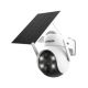 Defender - Solar Powered 4K AI Everwatch Wireless Security PTZ Camera with 3W Solar Panel, AI Detection - white