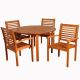 Amazonia Milano 5-Piece Round Patio Dining Set BT ROUND SET