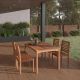 Amazonia Eucalyptus 5-Piece Armless Rectangular Patio Dining Set BT 470_5RECT