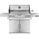 NAPOLEON PRO605CSS Professional Charcoal Grill, Stainless Steel PRO605CSS