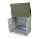 Bosmere 4-1/2 ft. x 3 ft. Heavy-Duty Steel Stowaway Storage Shed A380