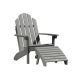 Highwood Classic Westport Coastal Teak 2-Piece Recycled Plastic Outdoor Seating Set AD-KITCLAS3-CGE