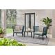 Hampton Bay Heather Glen 3-Piece Metal Patio Conversation Set with CushionGuard Stone Grey Cushions FRN-312640-SS