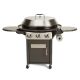 Cuisinart 3-Burner Propane Gas 360-Degree XL Griddle Cooking Center in Gray with Stainless Steel Lid CGG-999