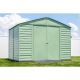 Arrow Select 10 ft. W x 8 ft. D Sage Green Metal Shed (74 sq. ft.) SCG108SG