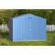 Arrow Elite 10 ft. W x 8 ft. D Blue Grey Metal Premium Vented Corrosion Resistant Steel Storage Shed 78 sq. ft. EG108BG
