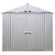 Arrow Elite 8 ft. W x 6 ft. D Galvalume Metal Premium Vented Corrosion Resistant Steel Storage Shed 46 sq. ft. EG86AB