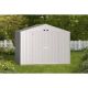 Arrow Elite 10 ft. W x 8 ft. D Cool Grey Metal Premium Vented Corrosion Resistant Steel Storage Shed 78 sq. ft. EG108CG