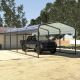 VEIKOUS 12 ft. W x 20 ft. D Carport Steel Car Canopy and Shelter, Gray PG0216-02
