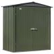 Scotts 3 ft. W x 6 ft. D x 7 ft. H Metal Garden Storage Cabinet Shed 18 sq. ft. STTPS63