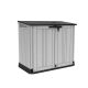 Keter Store-It-Out Prime 4.3 ft. W x 2.3 ft. D Durable Resin Plastic Storage Shed with Flooring Grey (10 sq. ft.) 252140