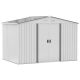 Outsunny 9 ft. W x 6 ft. D Metal Shed with Double Sliding Doors (58 sq. ft.) 845-031SR