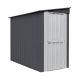 Globel Do-it Yourself Lean-To 4 ft. W x 8 ft. D Metal Outdoor Storage Shed with Single Hinged Door (29 sq. ft.) ML48DF3H