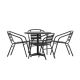 Carnegy Avenue 5-Piece Round Outdoor Dining Set CGA-TLH-526002-BL-HD