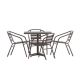Carnegy Avenue 5-Piece Square Outdoor Dining Set CGA-TLH-526005-BR-HD