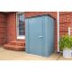 Arrow 4 ft. x 3 ft. Green Metal Patio Shed 12 Sq. Ft. CY43JB22DSP