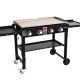 GASONE Flat Top Portable Propane Grill 36 in. with Foldable Legs in Black B-7000